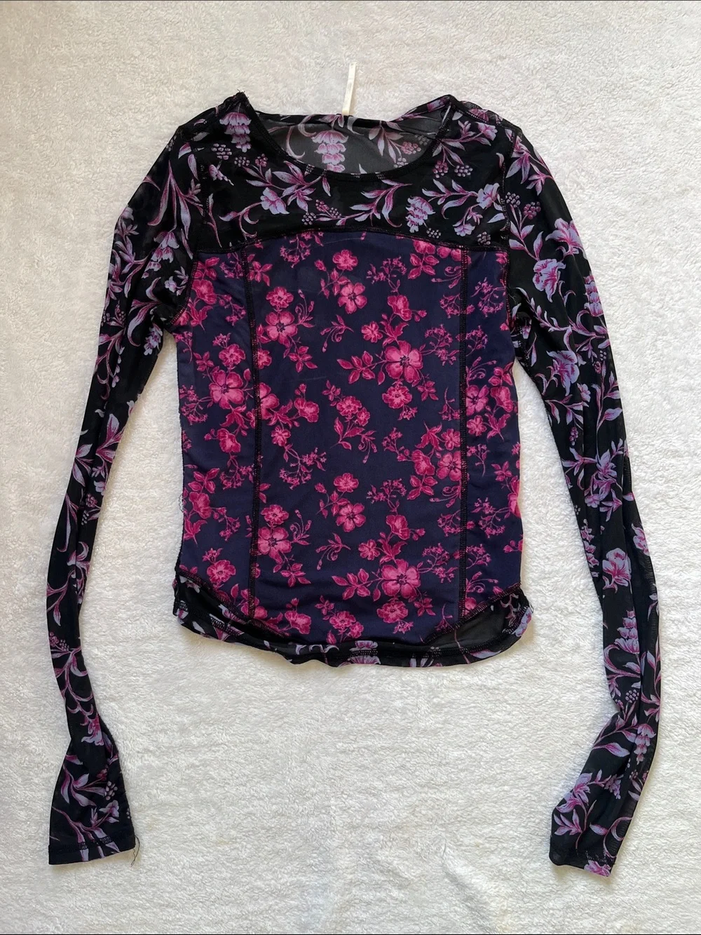 Free People Mesh Top